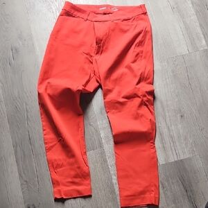 Old Navy Tomato Red Pixie Pants